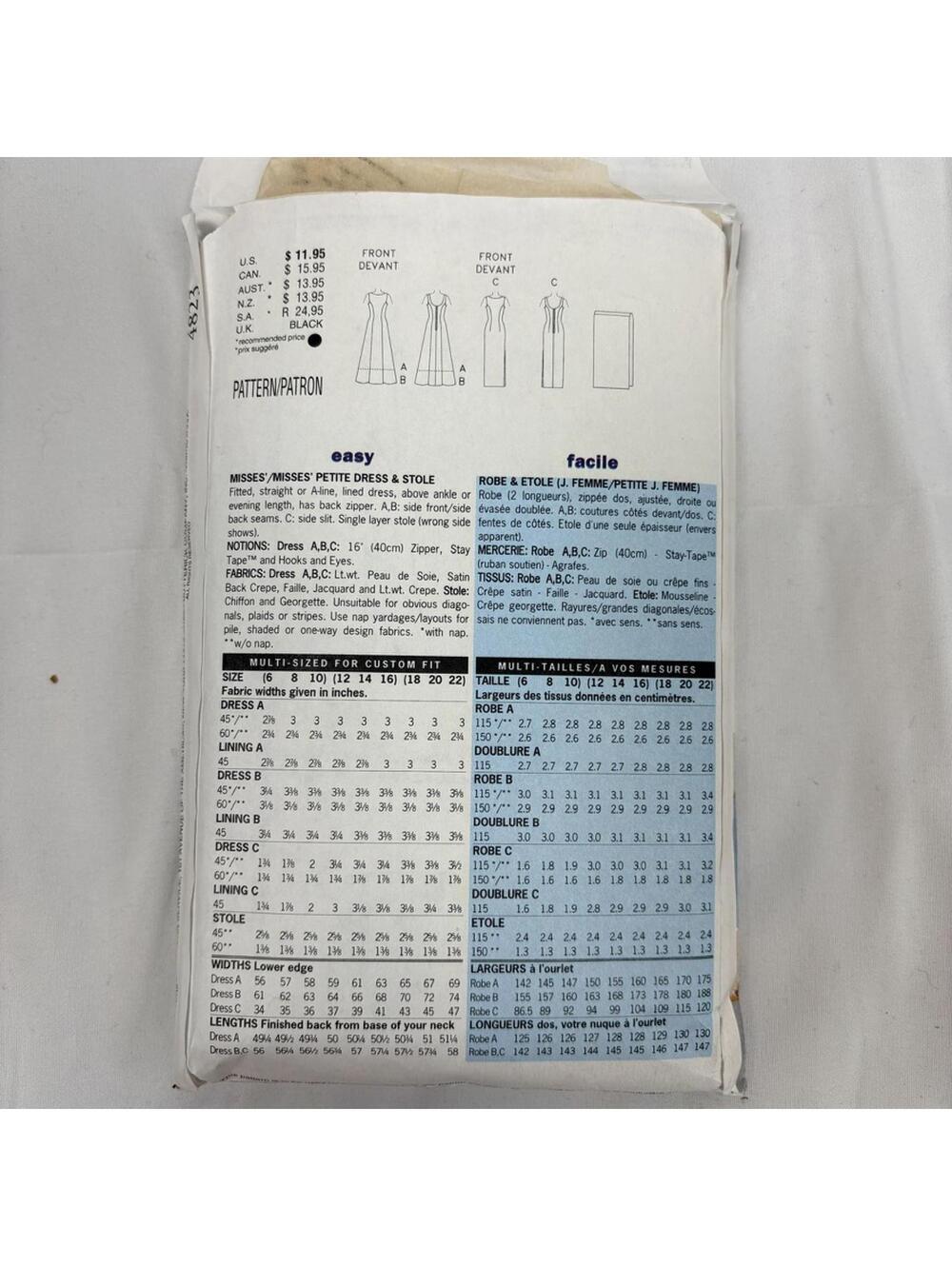 sewing pattern - Picture 3 of 3